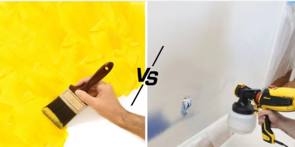 Brush vs Spray Paint