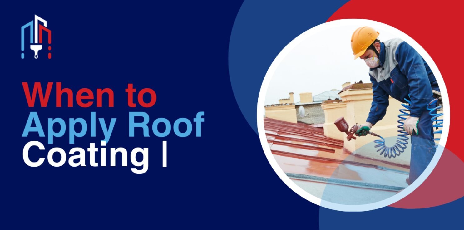 when to apply roof coating bedford property maintenance