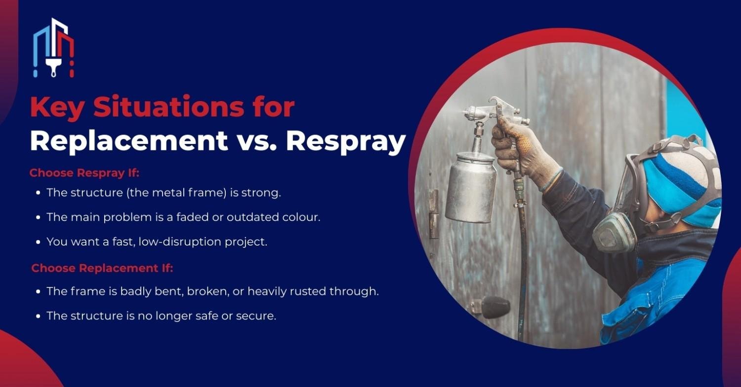 Shopfront Spraying vs. Replacement: Which Saves More
